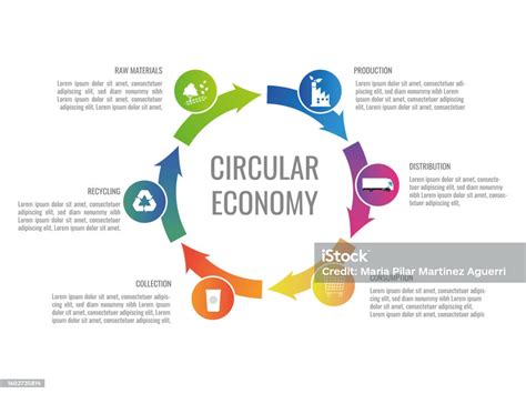 Infographic On Circular Economy Stock Illustration Download Image Now Infographic Circular