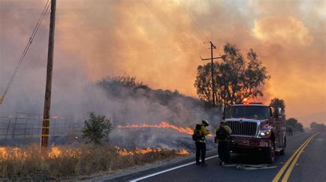 California Wildfires Force Evacuations In Heat Wave Video