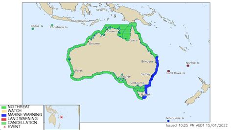 Tsunami Warning Issued For Tonga Following Underwater Volcanic Eruption