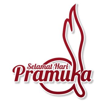 Scout Hari Pramuka Vector Hd Images Logo Hari Pramuka Lettering Design