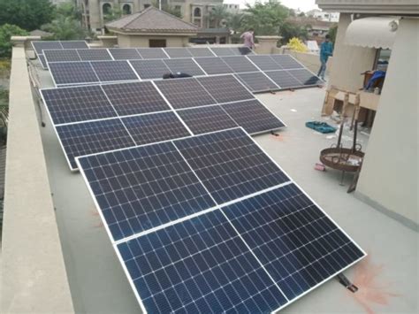 15kw On Grid And 5kw Hybrid System At Green City Lahore Rameen Solar Energy Renewable Company