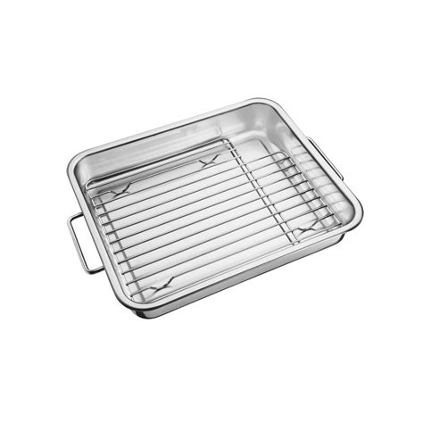 Tramontina Service Stainless Steel Roasting Pan With Rack X Cm