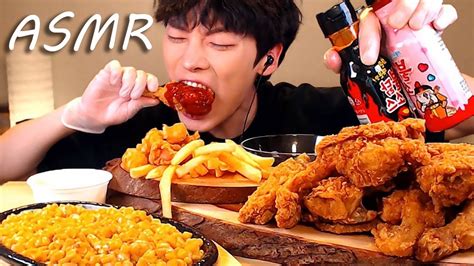 Mukbang Chicken🍗🍺 Chinese Asmr Eating Sounds Youtube