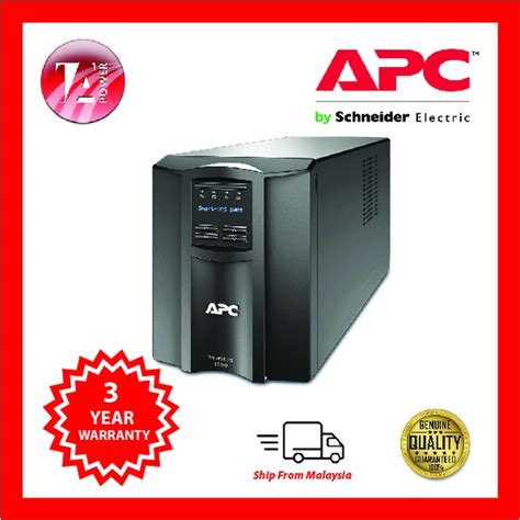 [limited Stock] Apc Smart Ups 1000va Lcd 230v Tower With Smartconnect Smt1000ic Shopee Malaysia