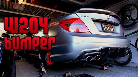 How To Remove A Mercedes C Class Rear Bumper W204 C63 Youtube