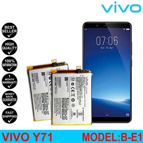 Vivo Y71 Battery Model B E1 3360mAh Original Equipment Manufacturer