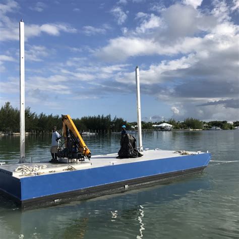 Fabricated Aluminum Work Boats Small Work Barges Aluminum Barges