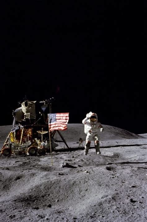 Apollo 16 Lunar Module On The Moon