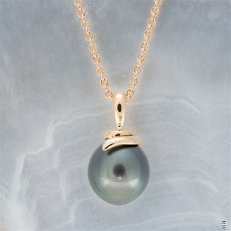 Silver Pendant And Circled Pearl PEA03 Les Merveilles Du Pacifique