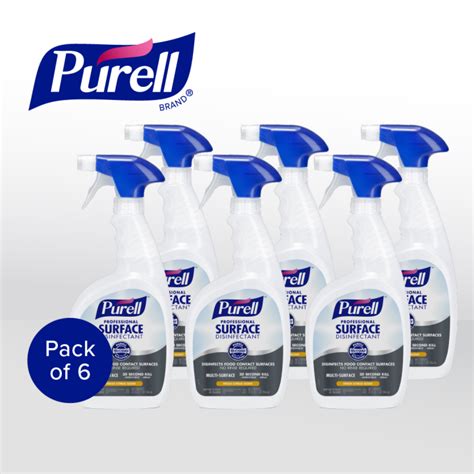 Purell® Professional Surface Disinfectant 32 Fl Oz Capped Bottle With Spray Trigger In Pack