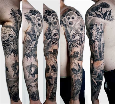 Tattoo Animal Sleeve - Printable Calendars AT A GLANCE