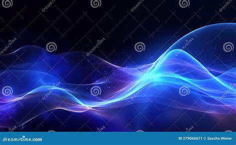 Luminous Velocity Abstract Futuristic Background With Dynamic Blue