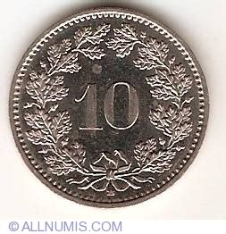 10 Rappen 1999 Confederation 1850 2019 10 Rappen Switzerland