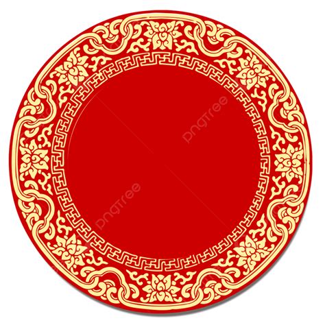 Red Yellow Png Picture Red Border With Yellow Pattern Vintage Yellow