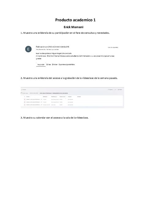 Producto academico 1 Erick Mamani - Producto academico 1 Erick Mamani