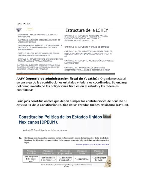 Unidad Impuestos Estatales Unidad Aafy Agencia De