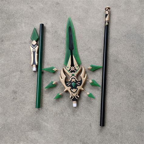 Xiao Primordial Jade Spear Acrylic Genshin Impact Xiao Lance - Etsy UK