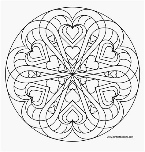 Heart Mandala To Color Mandala Mandalas And Adult Heart Mandala