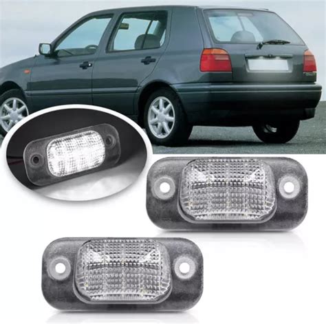 Par De Lámparas De Placa Incluye Leds Golf Cabriolet Mk3 A3 Meses sin