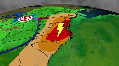 Severe Storms Threaten East Coast With Damaging Winds Hail Videos