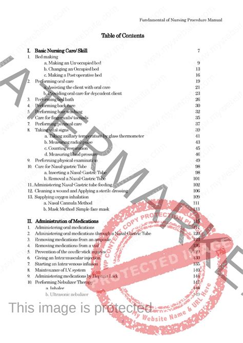 Fundamental of Nursing Manual Book (PDF) - Nurse Info