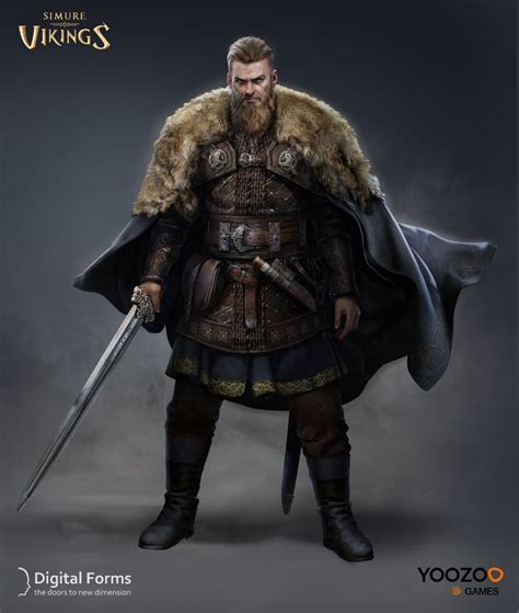 ArtStation - Characters for Simure Vikings game, Digital Forms ...