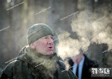 07 March 2023, Lithuania, Paprade: Boris Pistorius (SPD), Federal ...