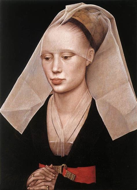 Truncated Henin In A Portrait Of A Lady By Van Der Weyden Renaissance