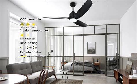 Inch Tuya Wifi Ceiling Fan With Light Smart Life Remote Control