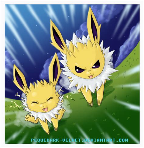 New Year Jolteon By Pequedark Velvet On Deviantart