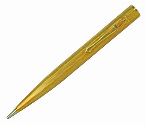 Original Vintage 14k Gold Art Deco Mechanical Pencil Ca 1930 Etsy