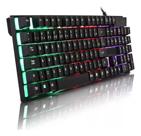 Teclado Gamer Semi Mec Nico Led Luminoso Profissional Abnt Mercadolivre