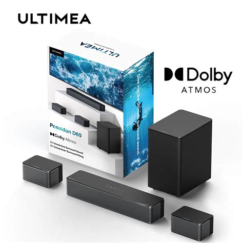 Ultimea Dolby Atmos Sound Bar D Surround Sound Bars For Tv With