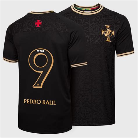 Camisa Vasco III 22 23 Kappa Masculina Preta Pedro Raul Kappa Oficial