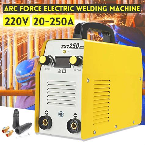 250a Dc Inverter Arc Welders Arc Force Electric 220v Igbt Mma Welding