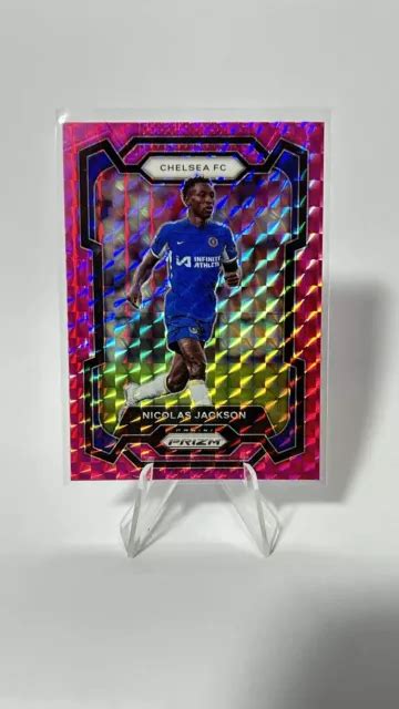 NICOLAS JACKSON MOSAICO Rosa SP 2023 24 Panini Prizm Premier League