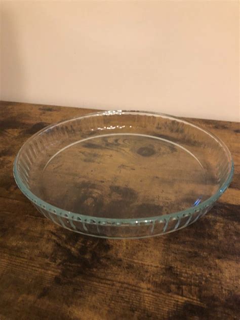 PYREX Clear Glass Fluted 24cm 9 5 Quiche Flan Tart Pie Dish Ex