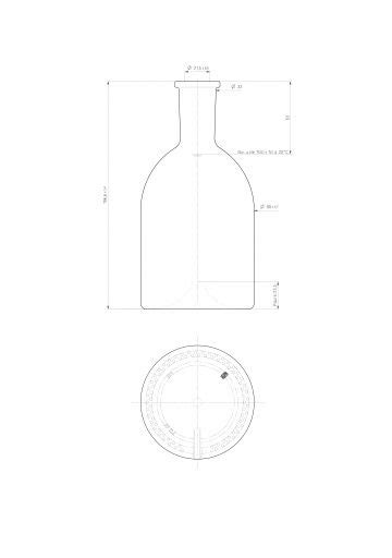 Botanic 75 Cl Carnette White Saverglass Specialist In The Manufacture Of Glass Bottles Luxury