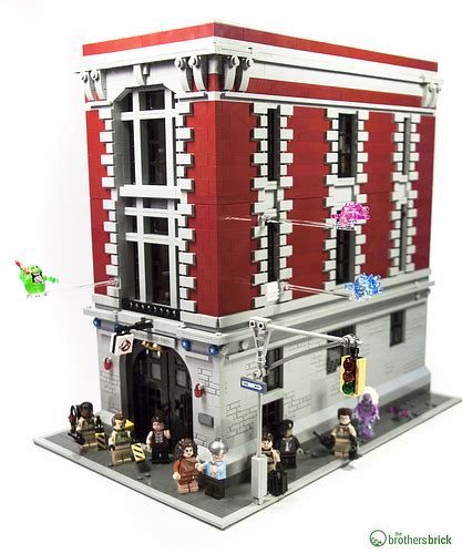 kafetaria Kuil Secara terbuka lego ghostbusters firehouse dimensions ...