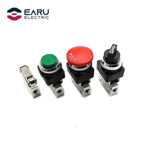 Mov 01 Mov 02 Mov 03 Mov 03a Pneumatic Valve Manual Air Switch Button