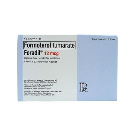 FORADIL Formoterol Fumarate 12mcg Dry Powder For Inhalation Capsule 1 S