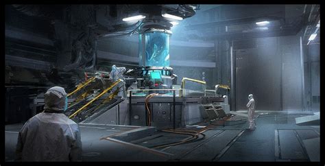 Artstation Lab Concept Sergey Grechanyuk Science Lab Science