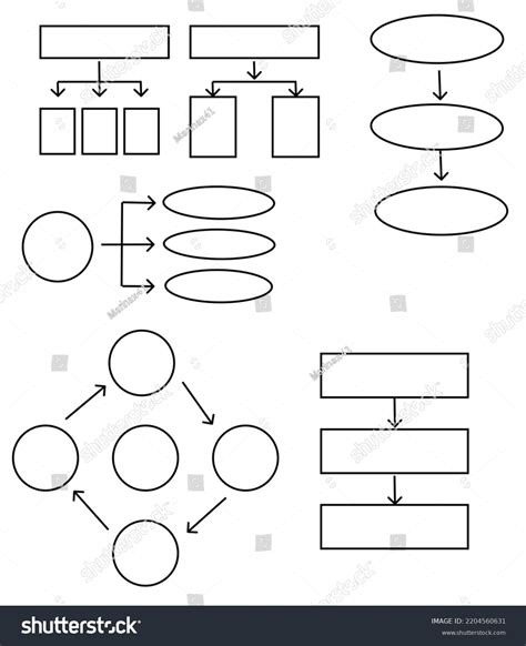 Hand Drawn Flow Chart Diagram Royalty Free Stock Photo