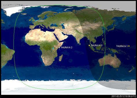 Thuraya Coverage Map