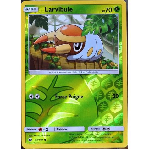 Carte Pok Mon Larvibule Pv Reverse Sm Soleil Et Lune