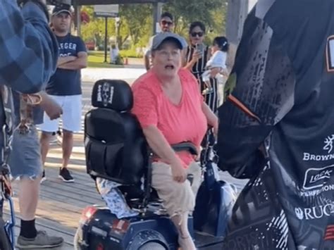 Drive By Racist Woman Charged After Slinging Slurs From Her Motorized