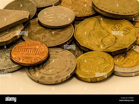 Coins From Around The World Hi Res Stock Photography And Images Alamy