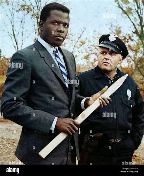 Sidney Poitier & Rod Steiger In The Heat Of The Night (1967 Stock Photo ...