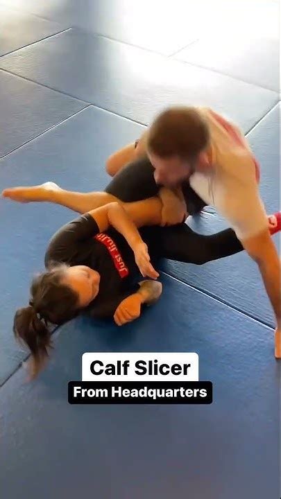 Jiu Jitsu Nogi Calf Slicer From Headquarter Position Youtube