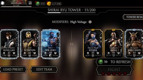 Shirai Ryu Tower Fatal Fights Rewards Mortal Kombat Mobile